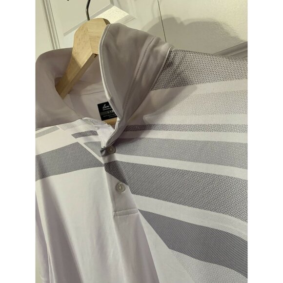 NEW BEN HOGAN PERFORMANCE , White Gray Polo SZ L NWT‎ - Picture 6 of 7